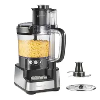 Hamilton Beach 12 Cup Stack and Snap Food Processor (★★★★☆)Read our full Hamilton Beach 12 Cup Stack and Snap Food Processor review.