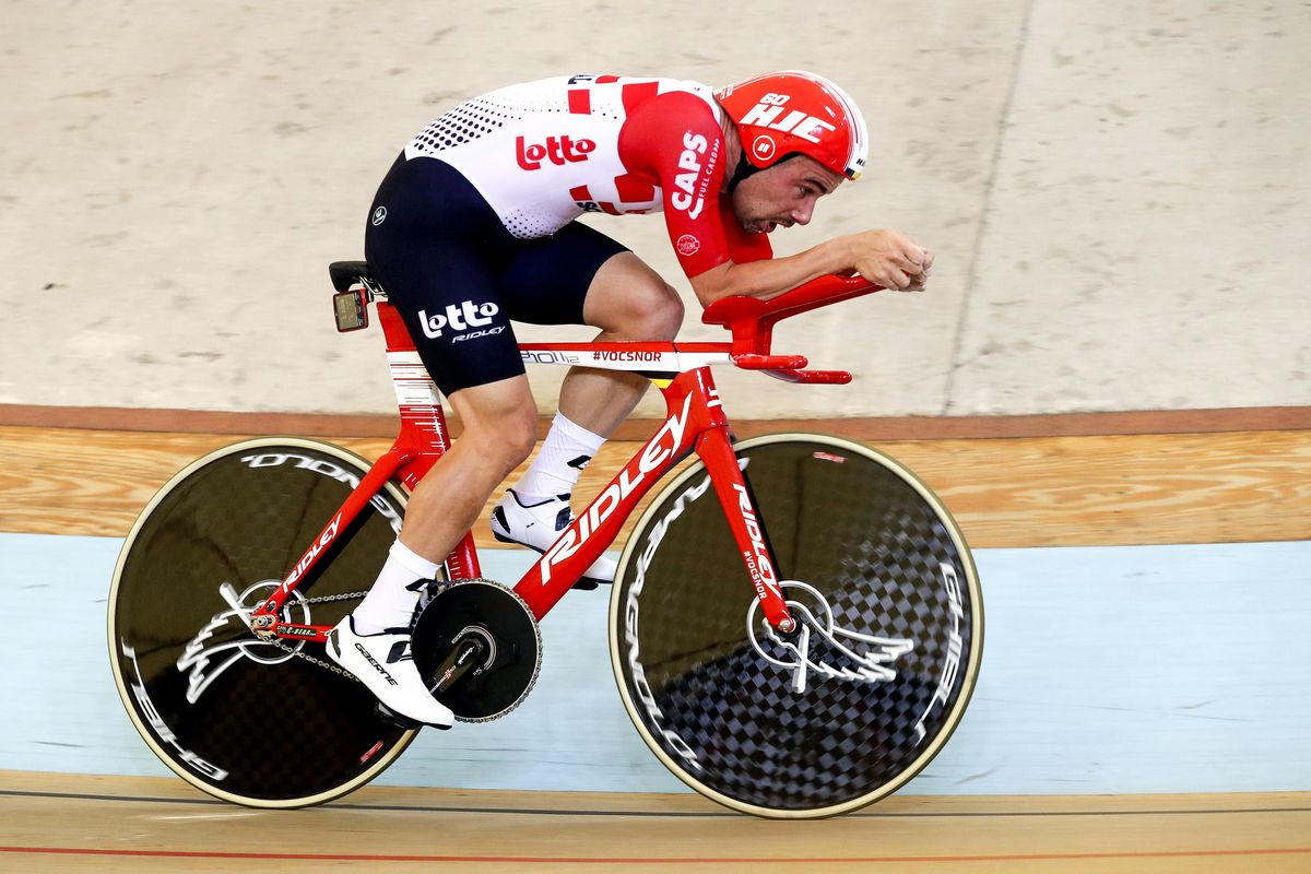 Lotto Soudal's Victor Campenaerts used special aero Gaerne shoes and socks to break the Hour Record