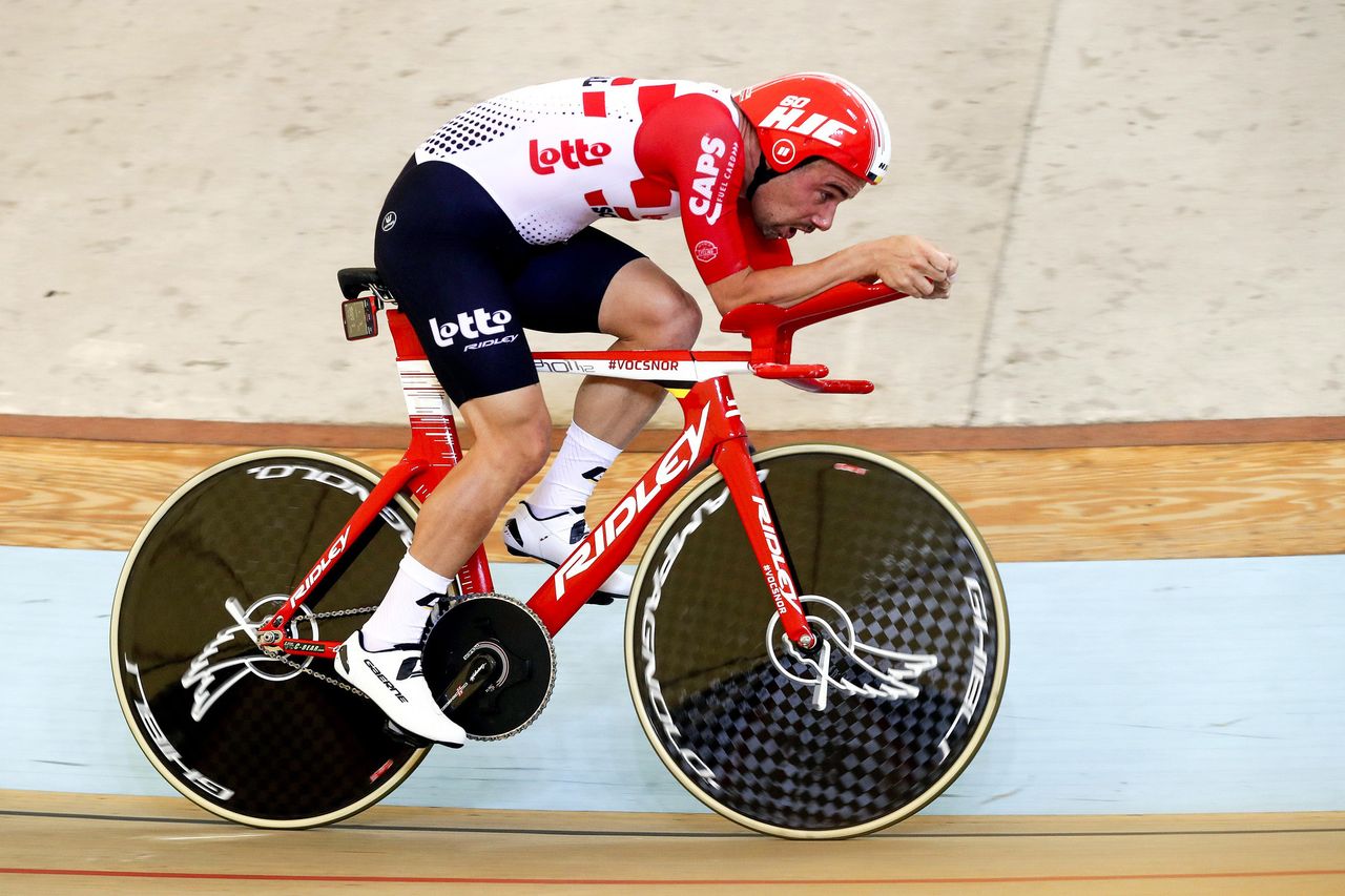 Lotto Soudal's Victor Campenaerts used special aero Gaerne shoes and socks to break the Hour Record