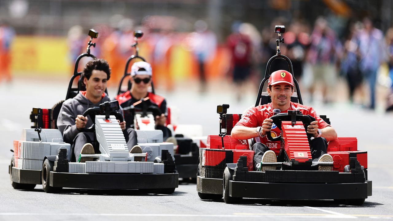 Lego F1 minicars