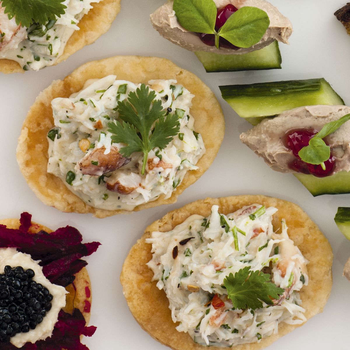 Mini Crab Open Tartlets Snack Recipes Woman & Home