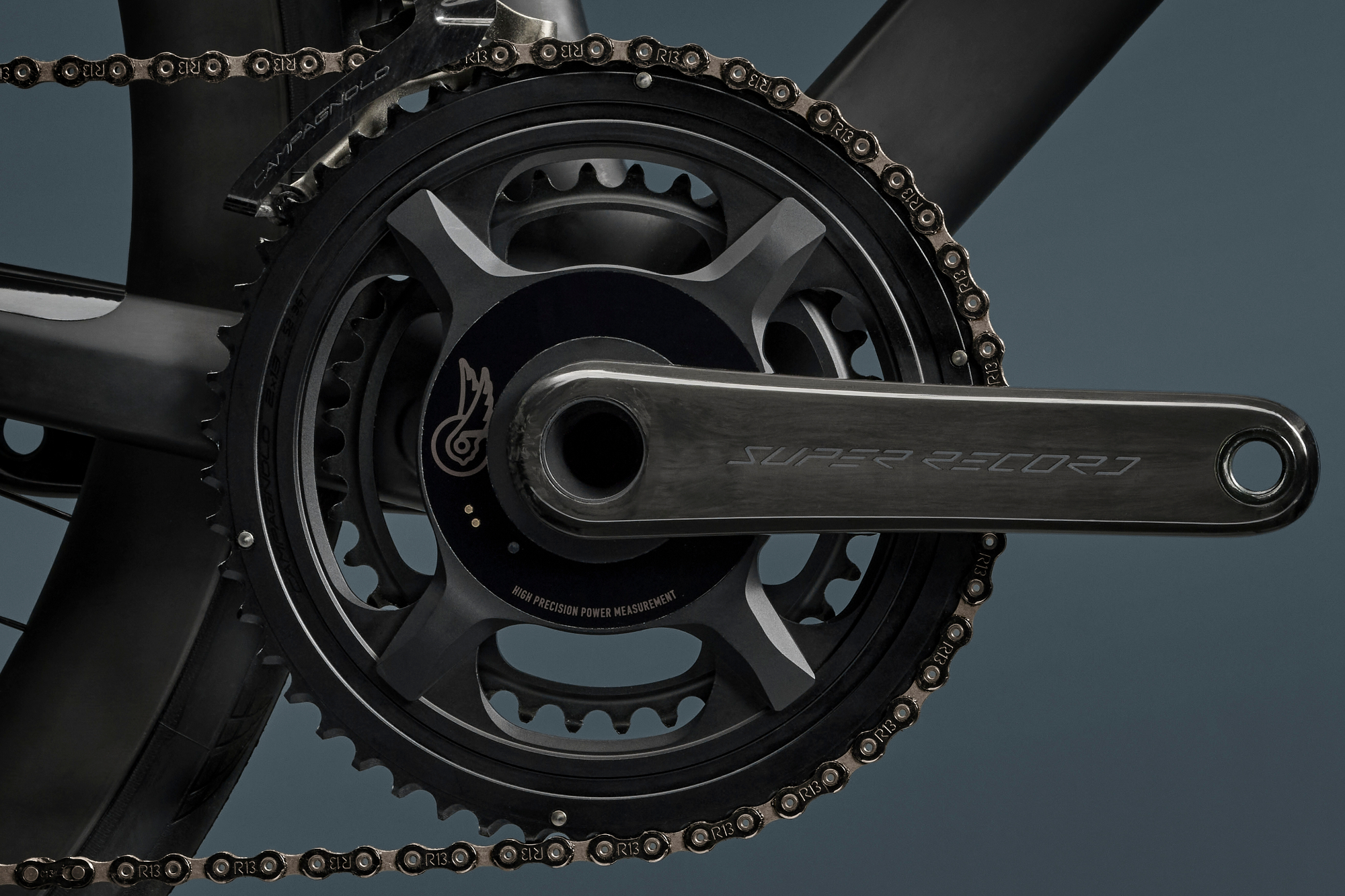 Campagnolo Super Record 13 chainset with power meter