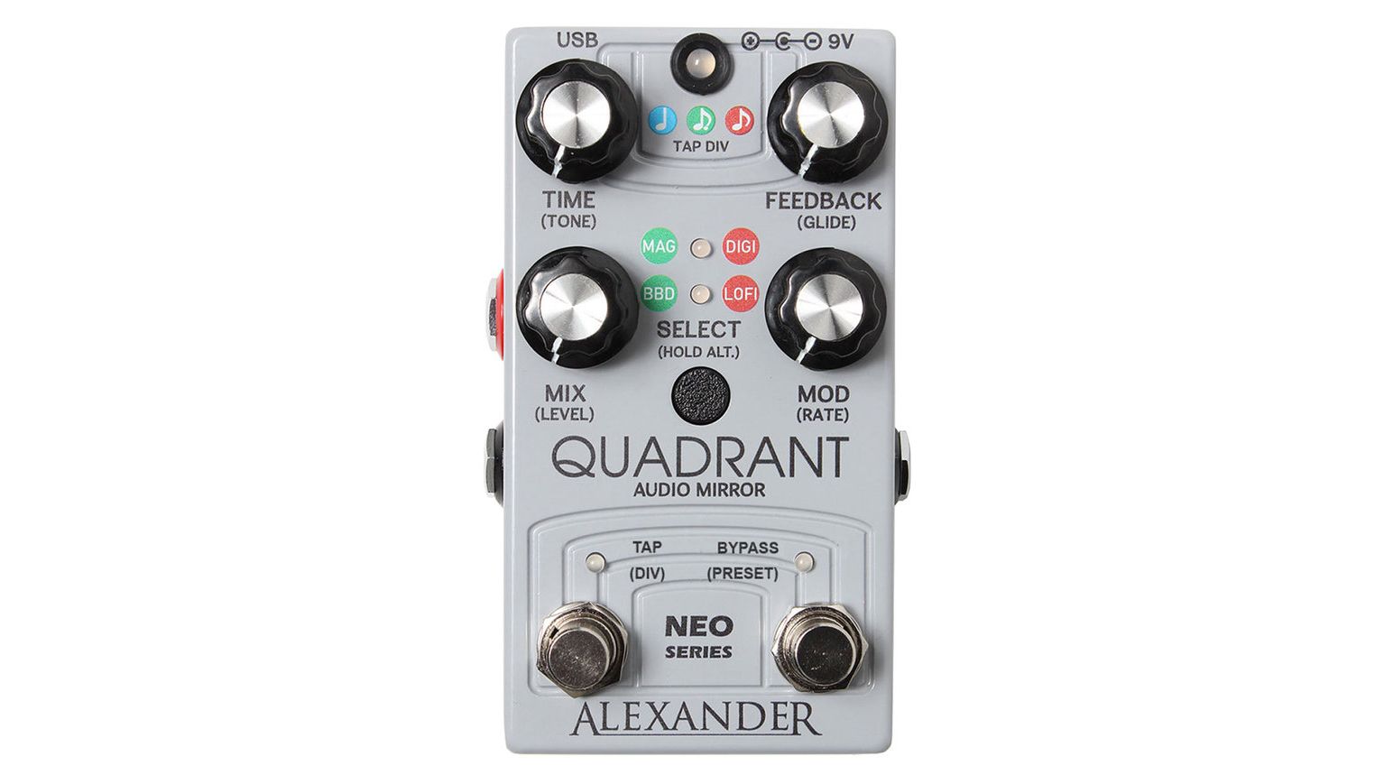 NAMM 2018: Alexander Pedals unveils Quadrant Audio Mirror delay