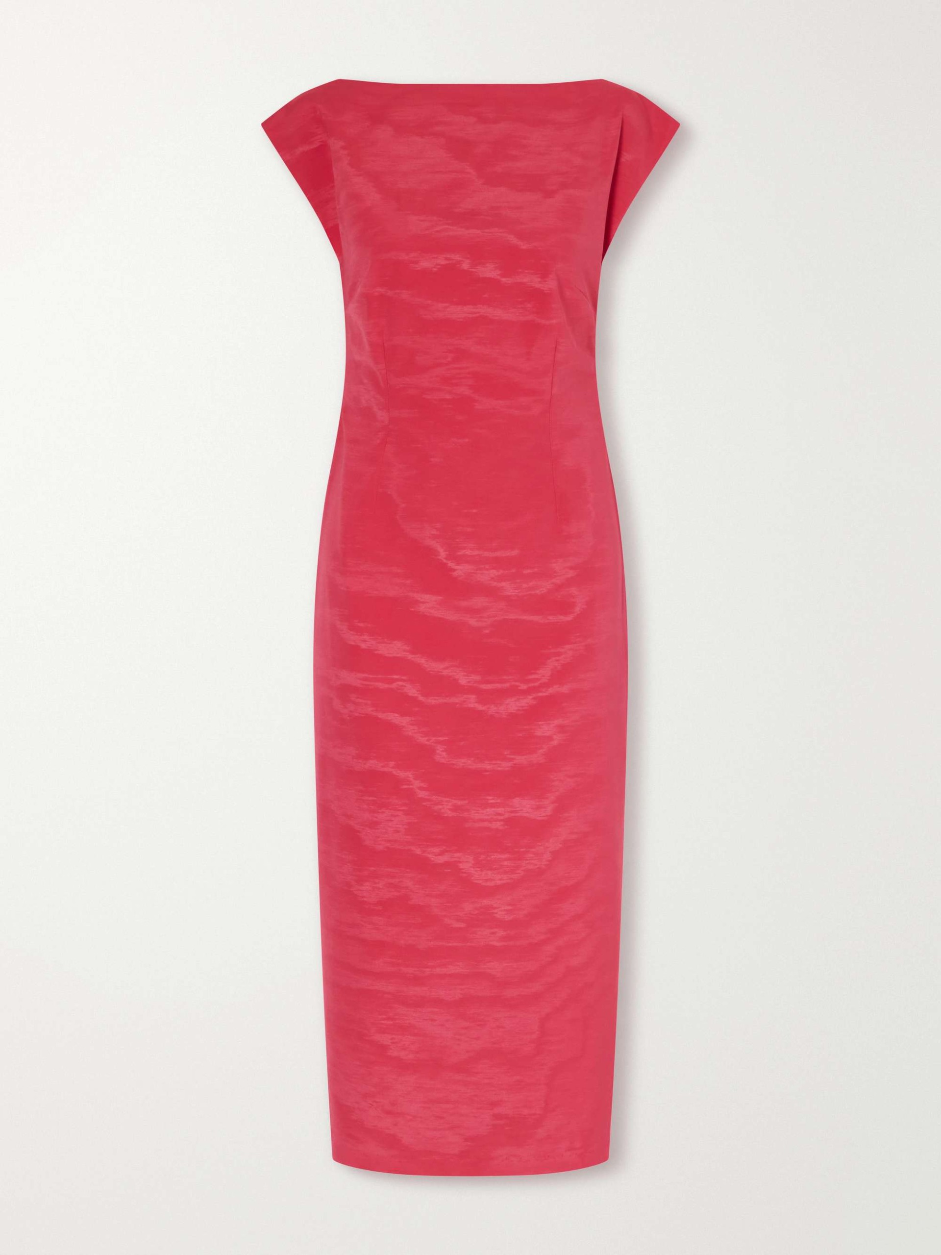 Atticus Bow-Detailed Crepe Midi Dress
