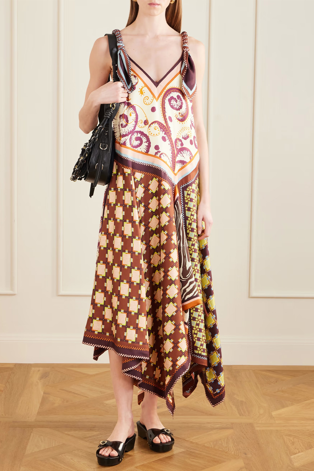 Al&amp;eacute;mais Wilson Silk Twill Midi Dress