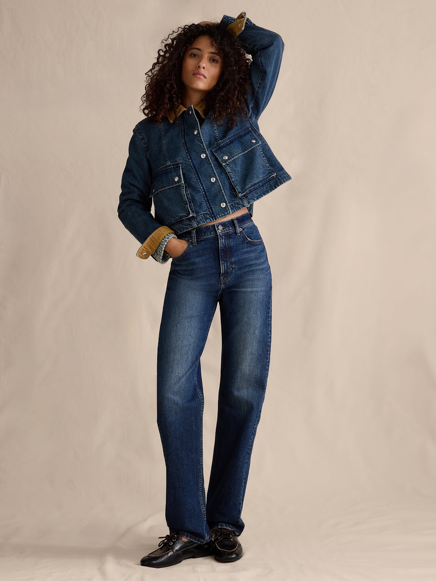 High-Rise 90s Straight Jean