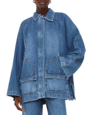 Flare Sleeve Denim Jacket