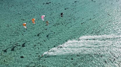 kitesurfing in Mauritius