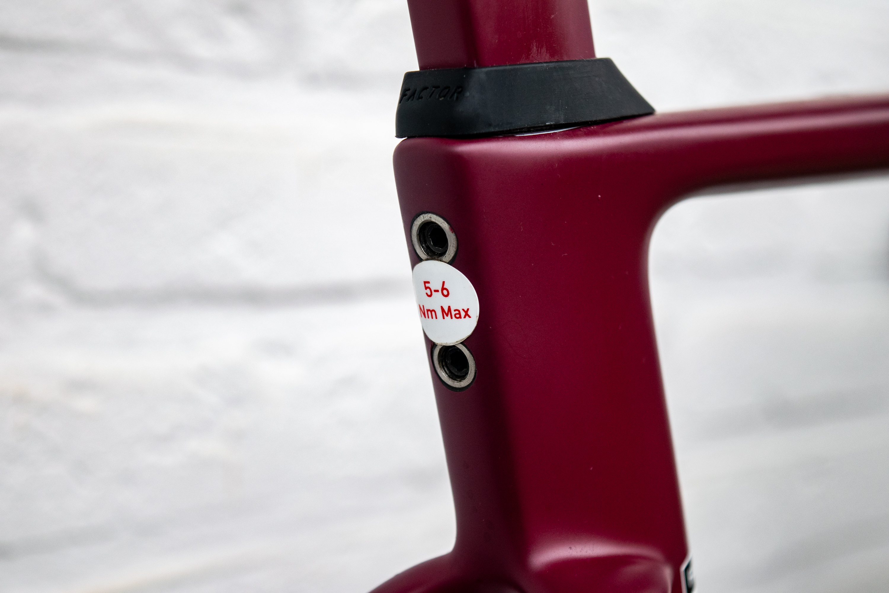 Bicicleta de carretera Factor One y Ostro