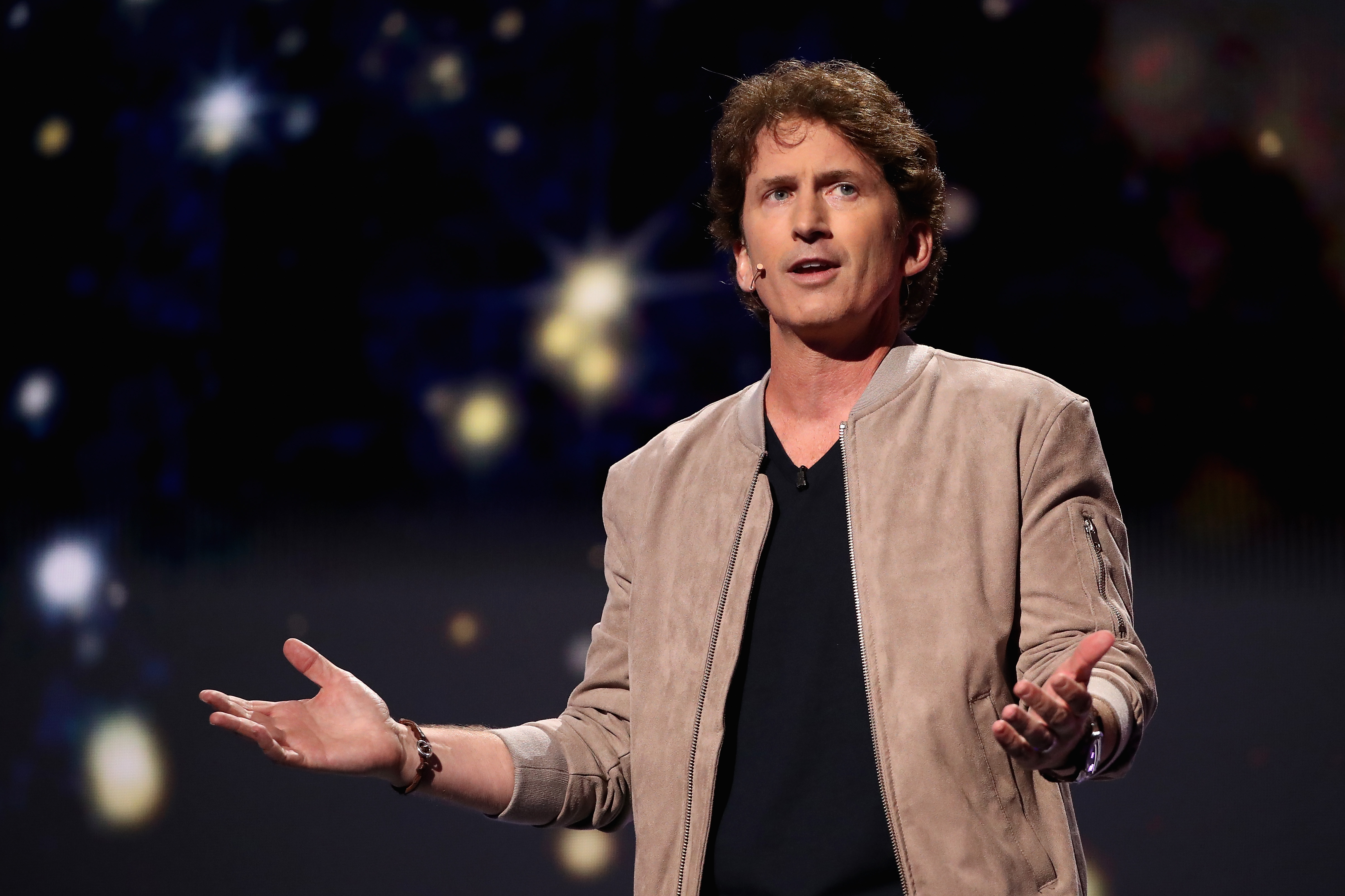 Xbox's Todd Howard on stage at E3