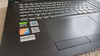 Trackpad and Keyboard