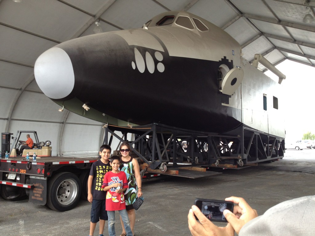 Full-Size Shuttle Mockup on Display in California