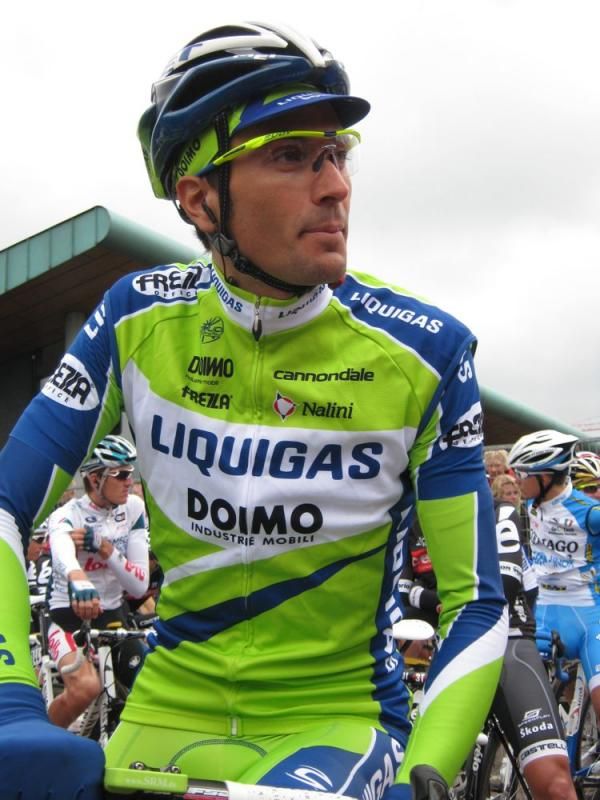 Ivan Basso (Liquigas-Doimo) waits for the start