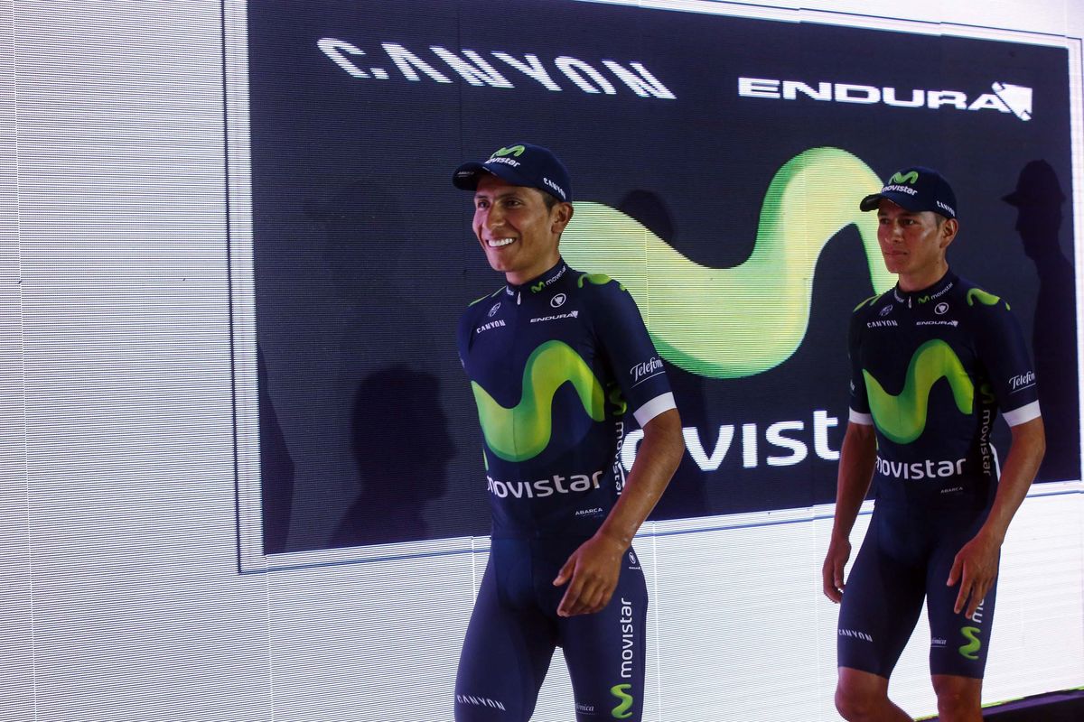Nairo Quintana leads Movistar at the Tour de San Luis.
