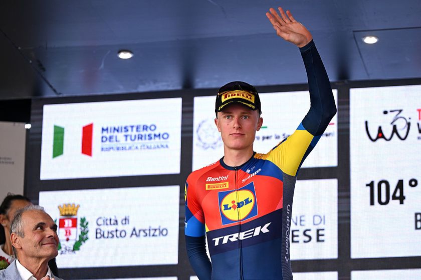 2025 Tre Valli Varesine: Albert Philipsen celebrates taking second