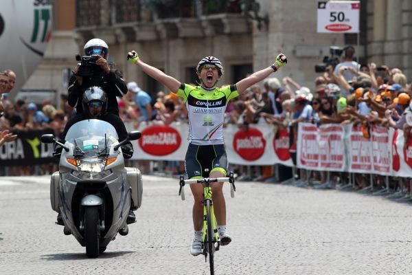 Nicole Cooke takes her first victory of the year for MCipollini-Giordana