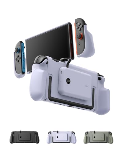 Belkin Nintendo Switch 2 Case Grip, 30w 10000mAh Power Bank Magnetically Attachable con Indicador Digital, Dockable, Quick-Release, Soporte y Protector ergonómico