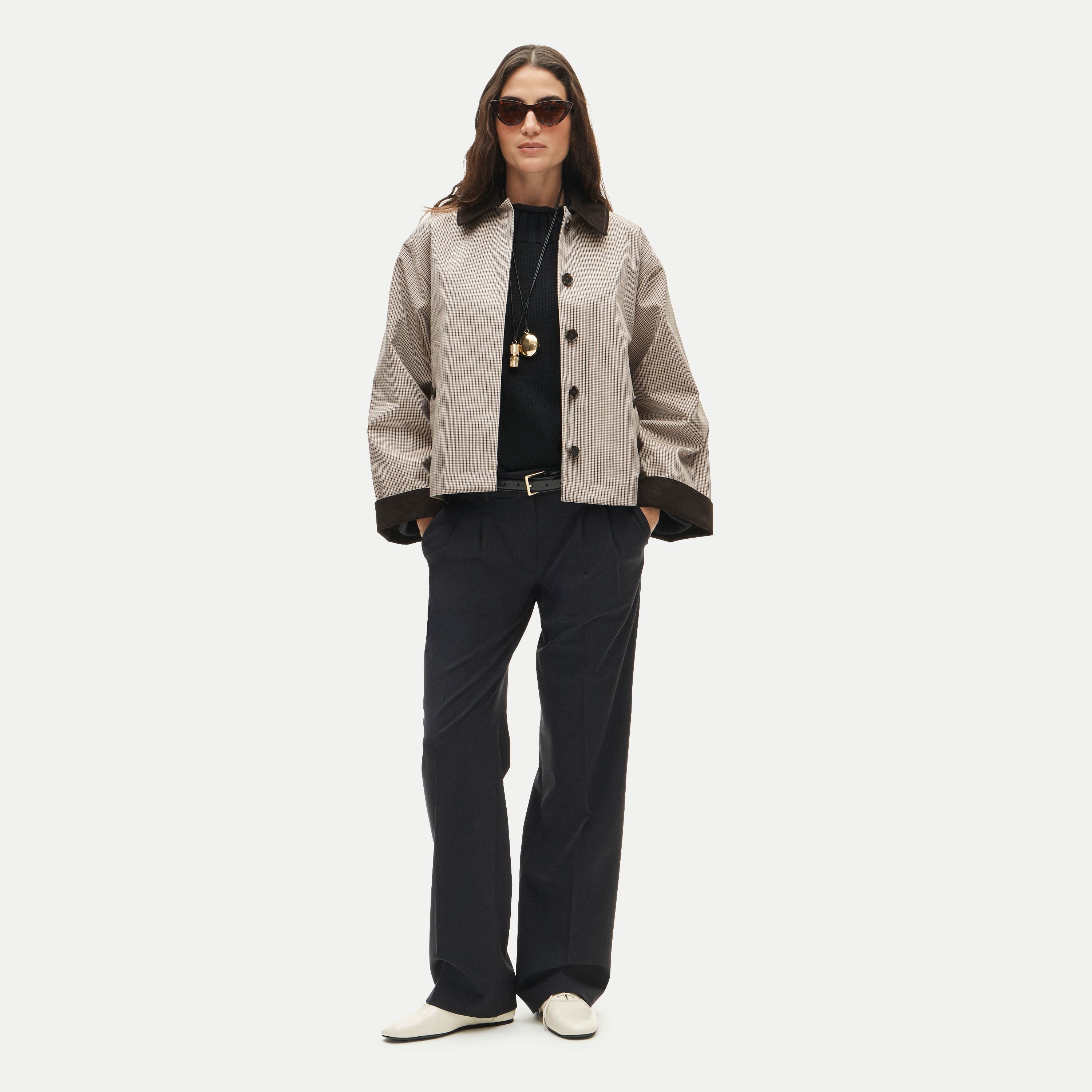 2026 Barn Jacket&amp;trade; in Plaid Double-Faced Cotton
