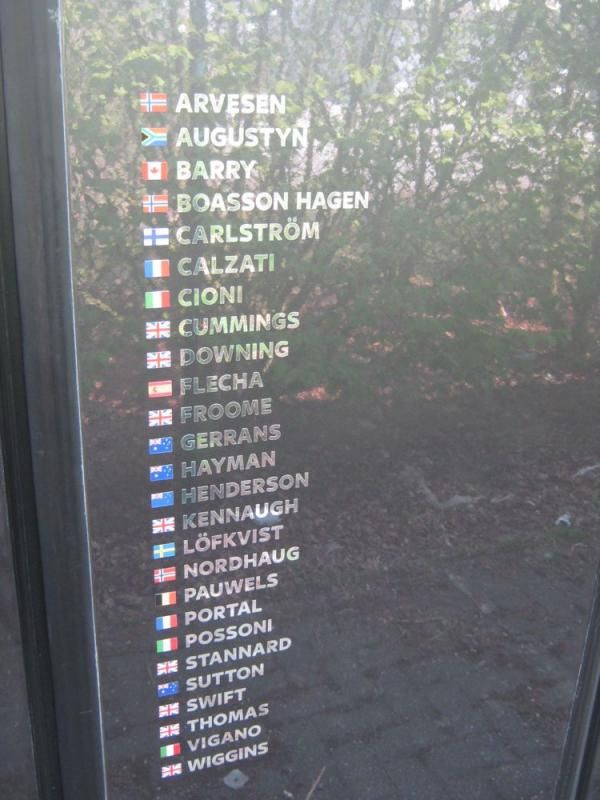 Every rider gets his name on the bus