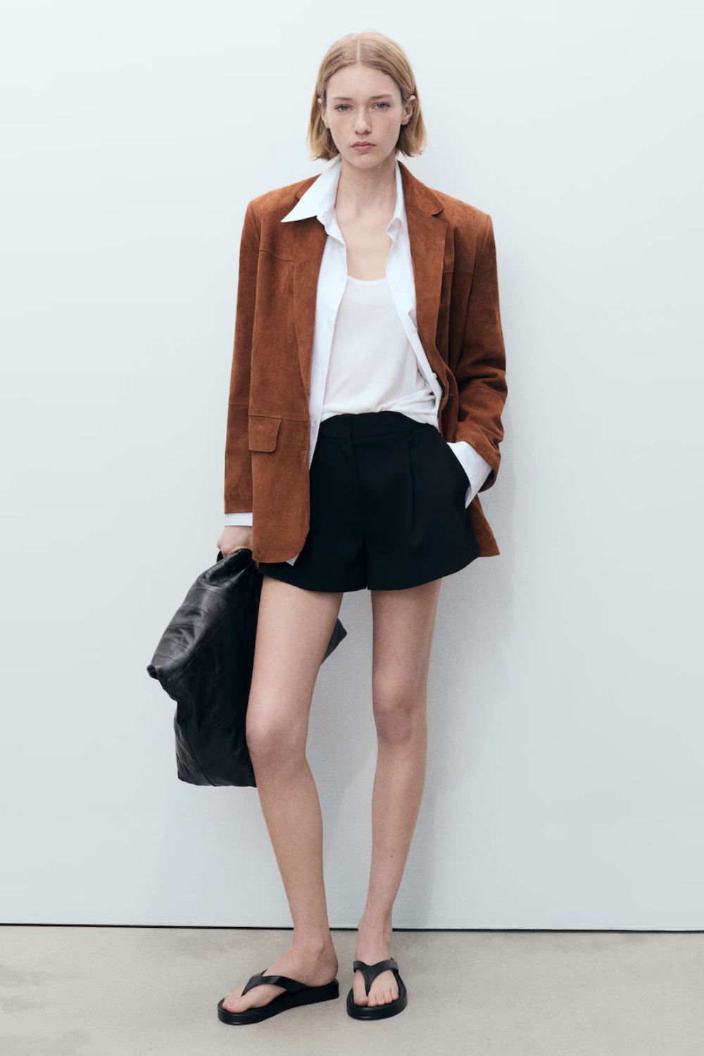 Mango Straight Suede Jacket