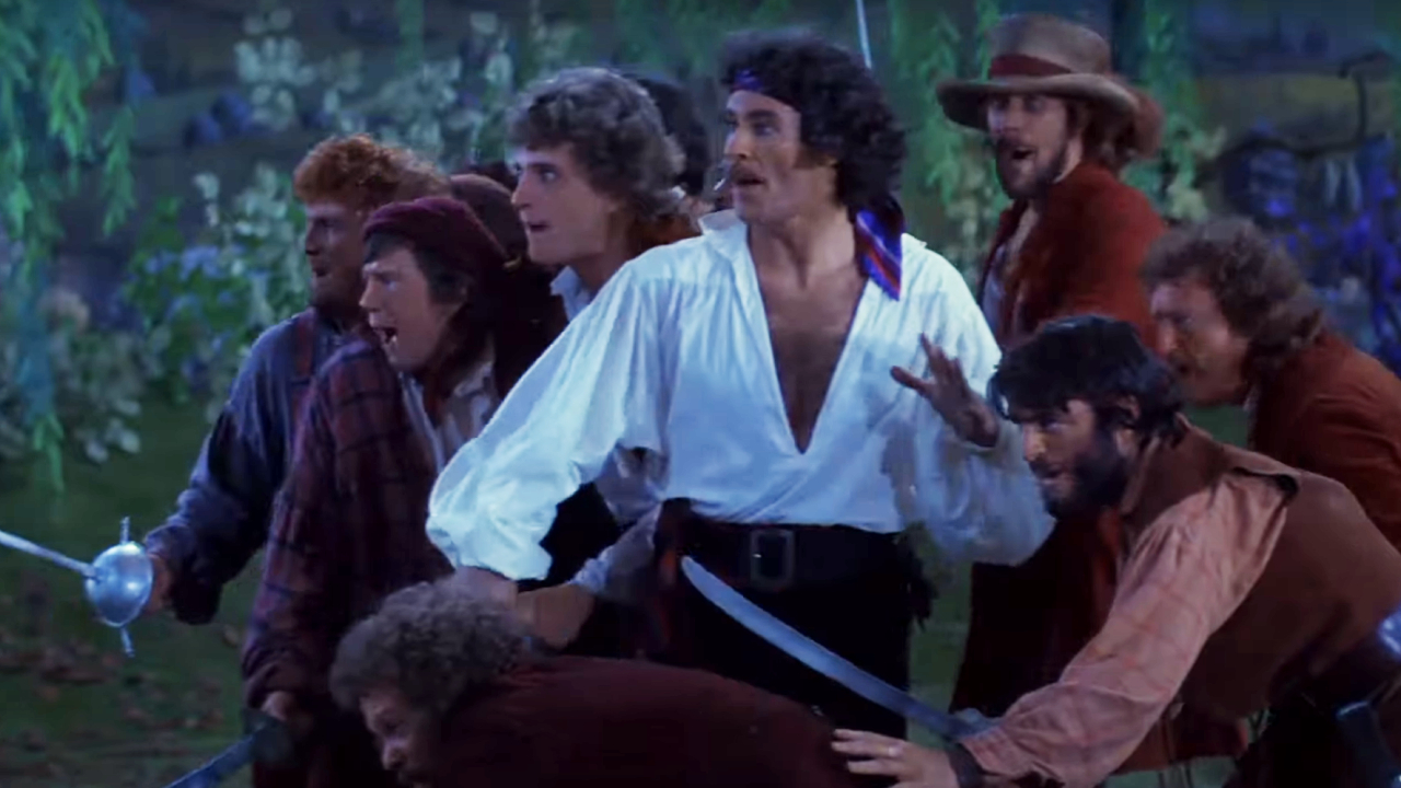 Kevin Kline and The Pirates Of Penzance cast