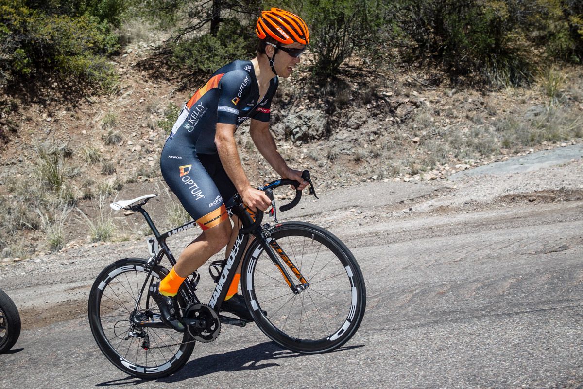 Guillaume Boivin (Optum) holds on for second place.