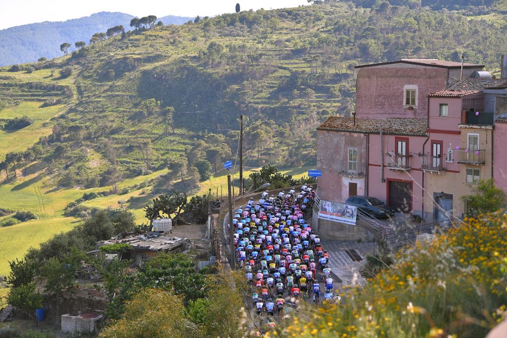 Scenery along the route of stage 4 at the Giro d'Italia