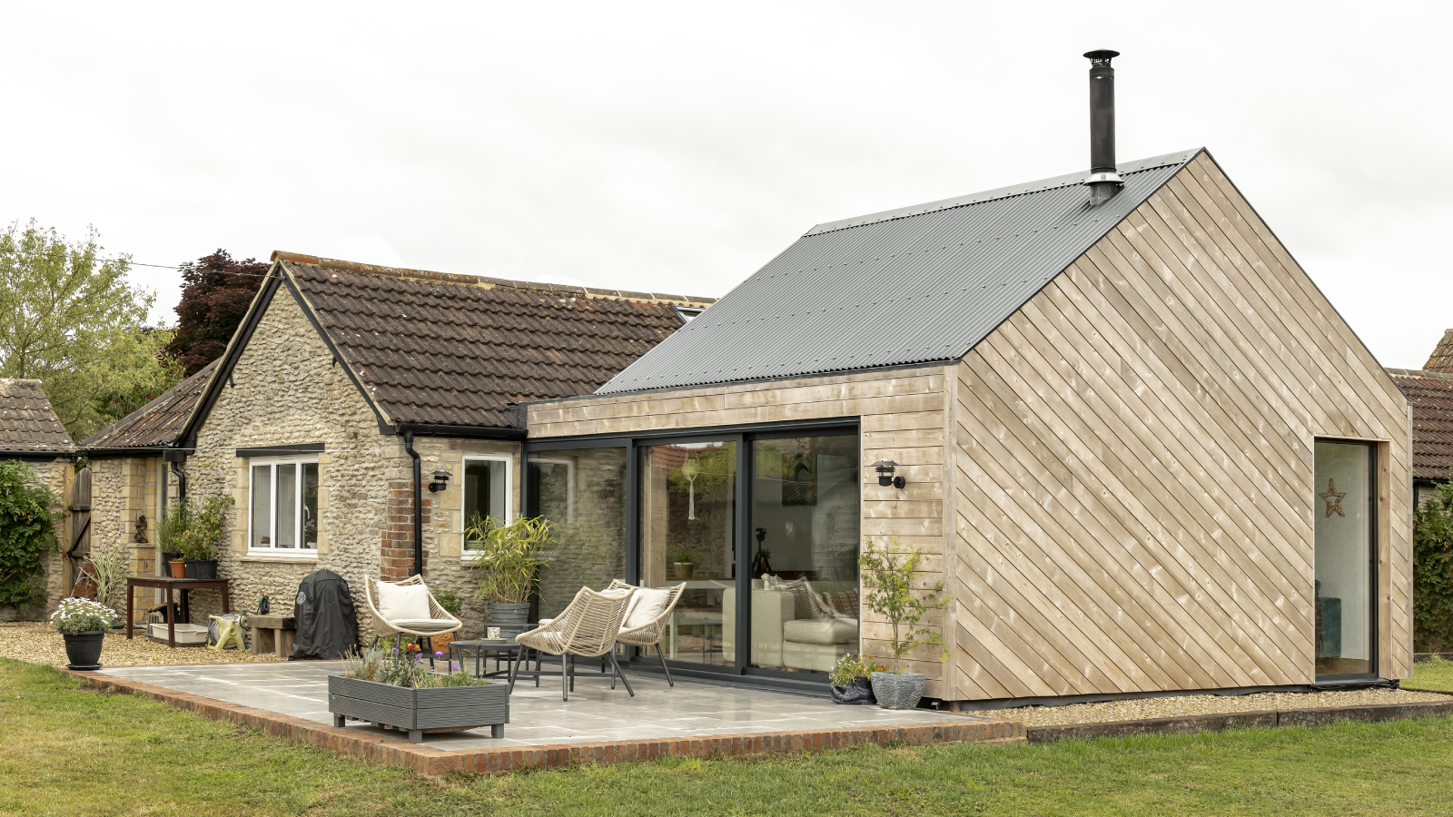 exterior of barn conversion