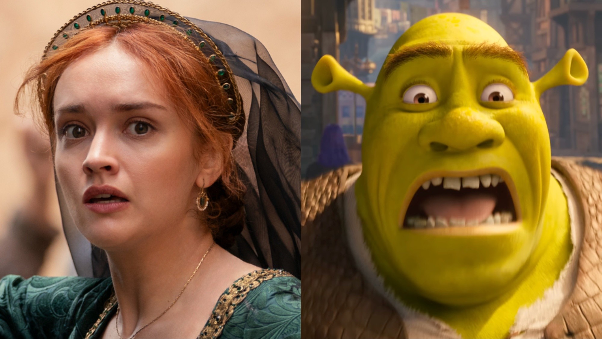 Shrek and Alicent side by side