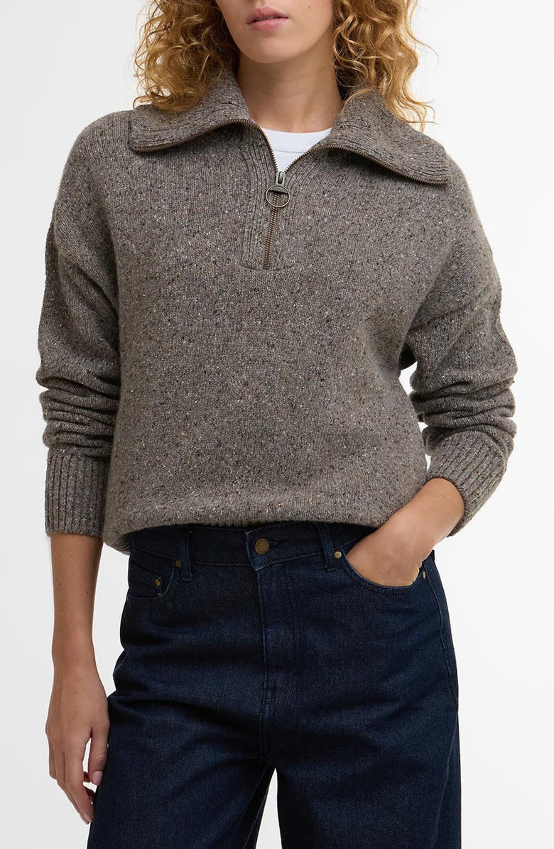 Lavensdale Wool Blend Half-Zip Sweater