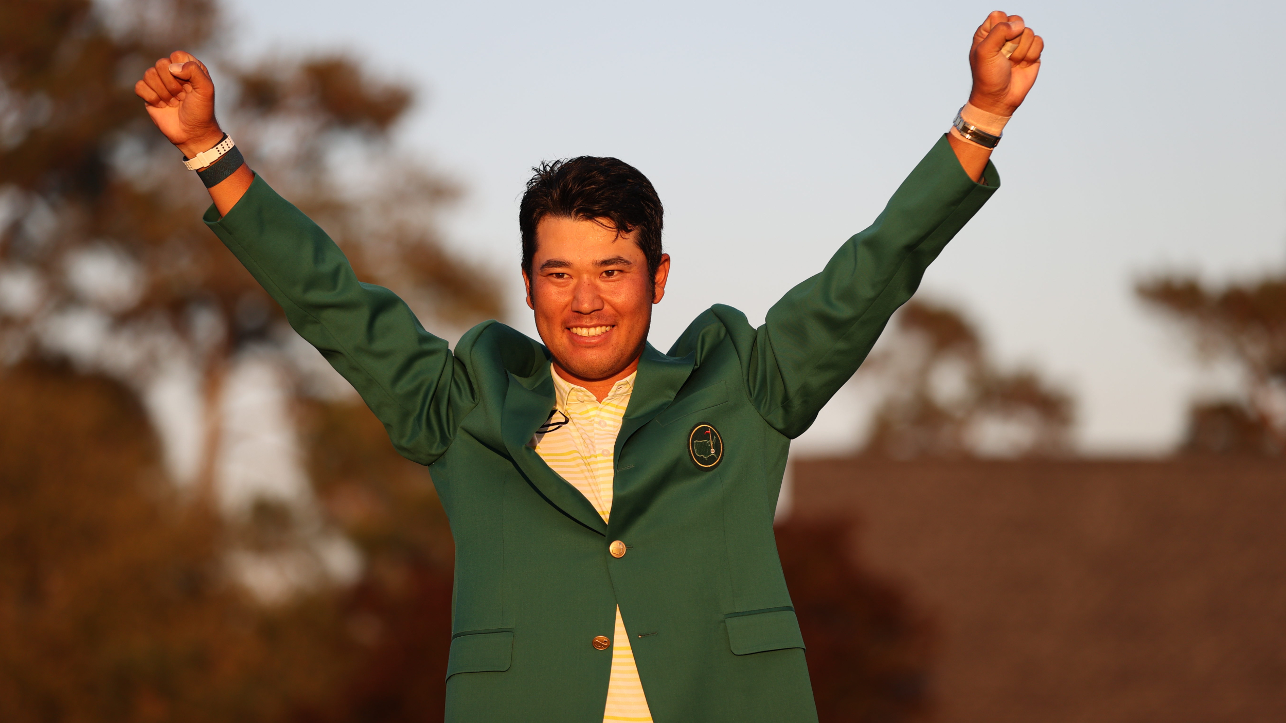 Hideki Matsuyama after his Masters victory