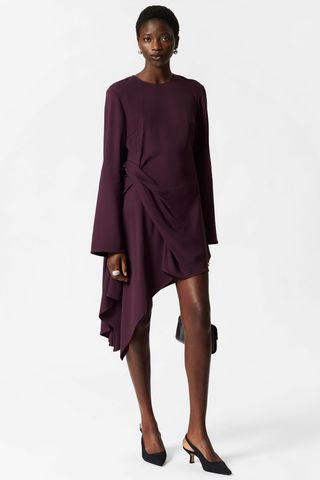 & Other Stories Asymmetric Mini Dress