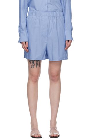 Lui blue shorts from The Frankie Shop
