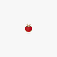 Studs Enamel Apple Stud | $20 (single), $40 (pair)