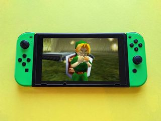 The Legend Of Zelda Ocarina Of Time On Switch Yellow