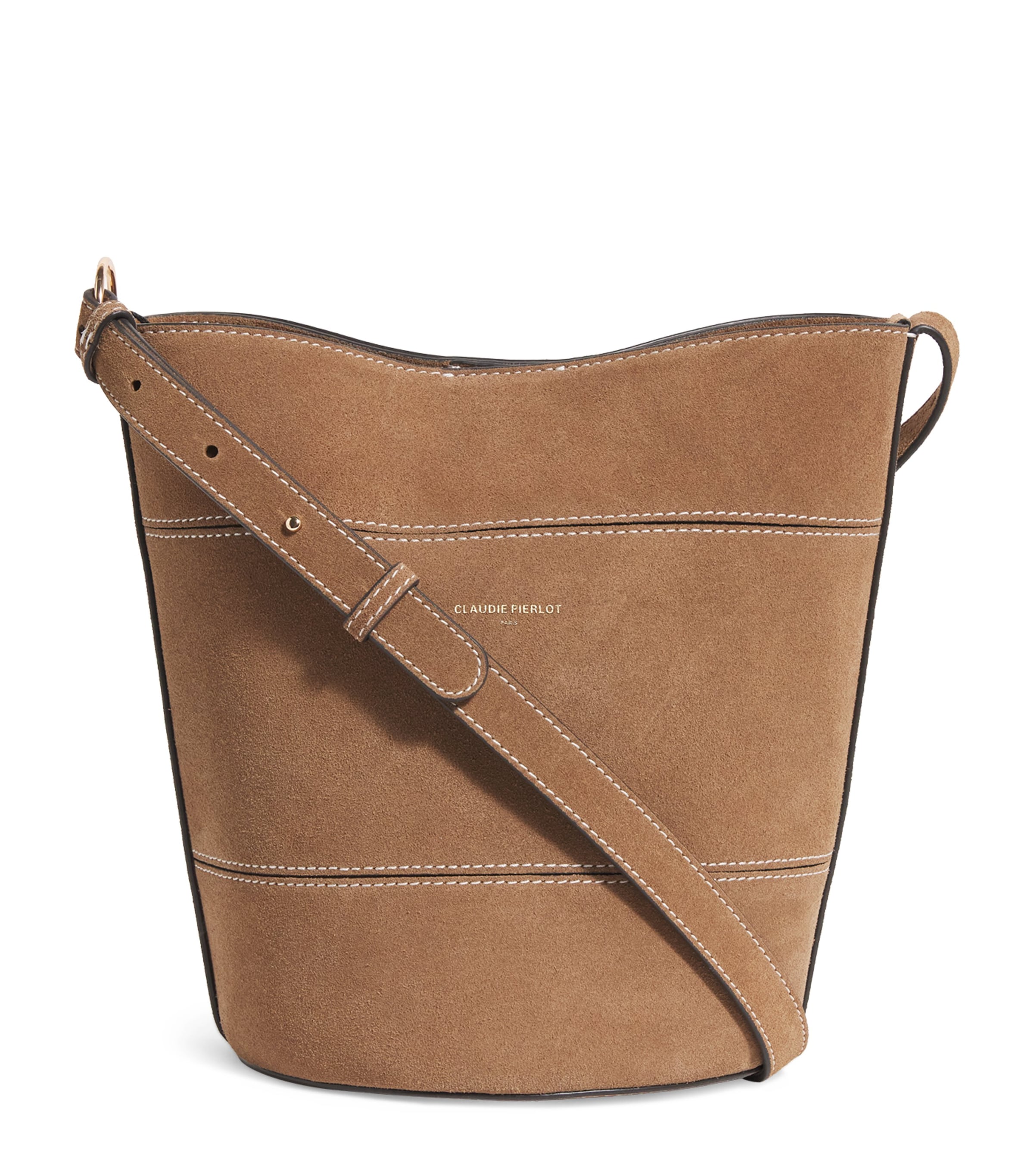 Claudie Pierlot Suede Bucket Bag