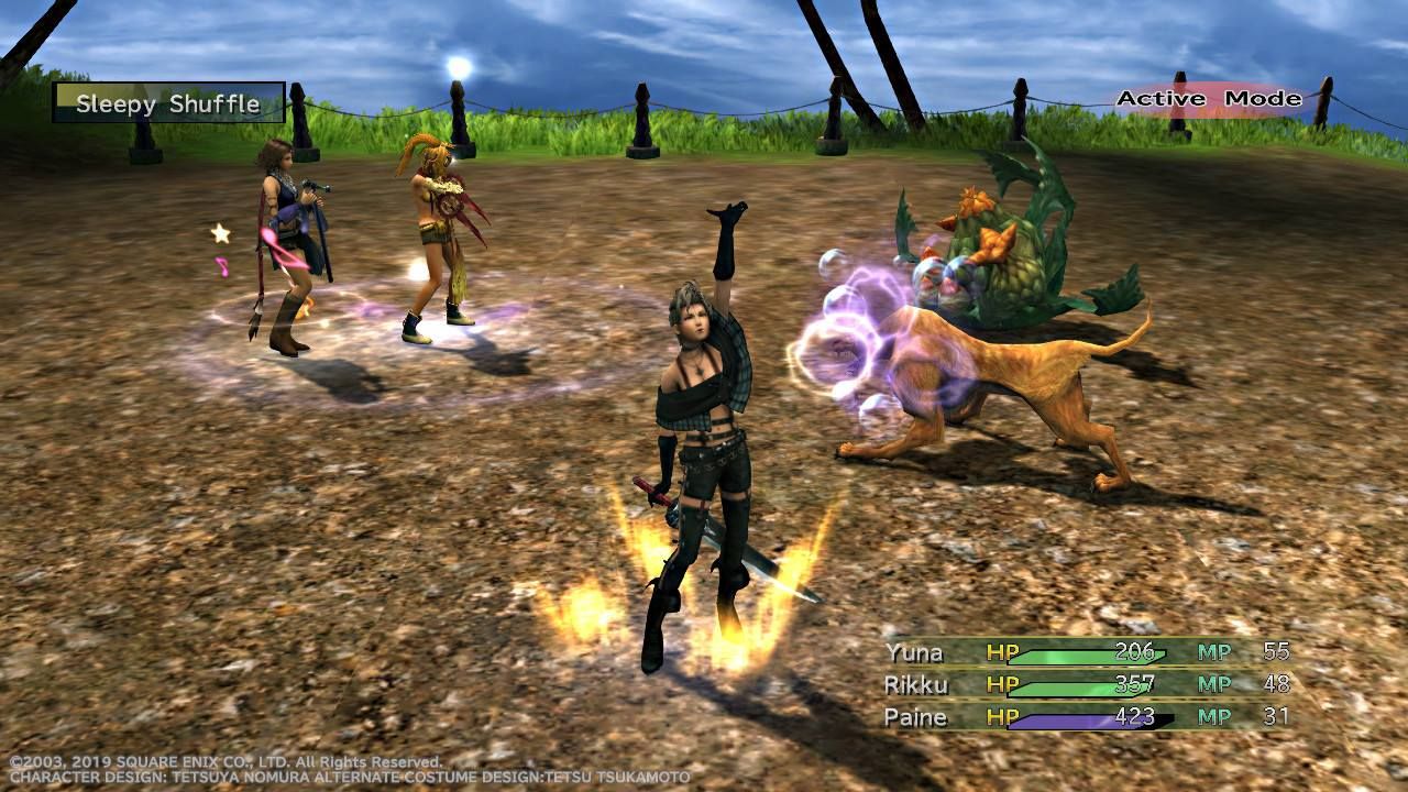 FFX-2 combat
