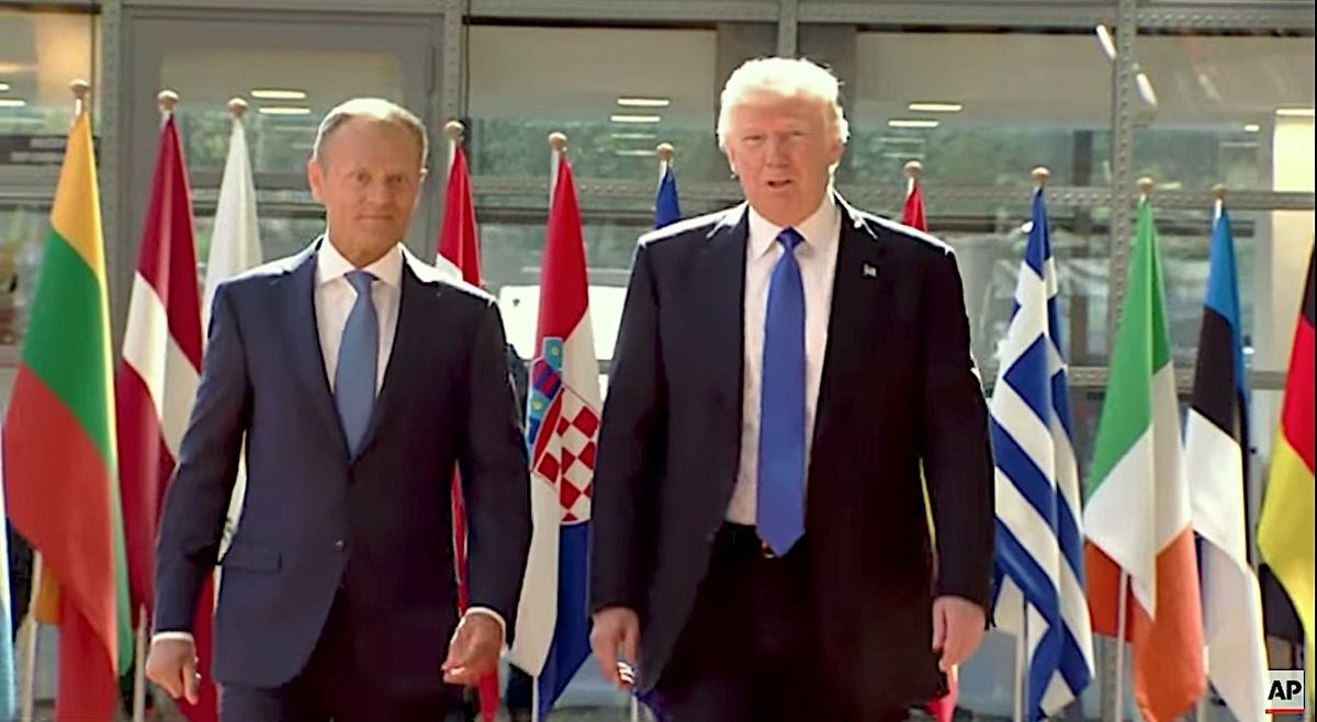 Trump Meets Eu Nato Leaders In Brussels The Week Trump Meets Eu Nato Leaders In Brussels The Week
