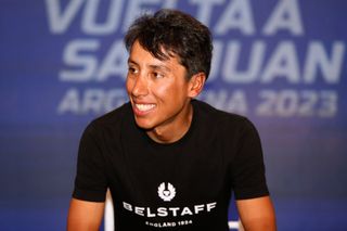 Egan Bernal at the Vuelta a San Juan earlier this year
