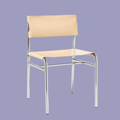 Westwing Collection, Leather Dining Chair Jordan