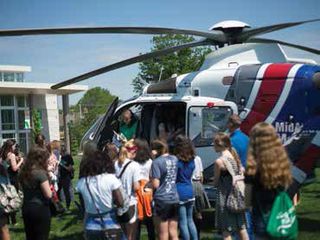 Middle school girls learn about STEM careers at the very popular #girlSTEM conference.