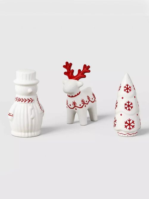 Mini Earthenware Figurals, Set of 3 &ndash; Threshold&trade;