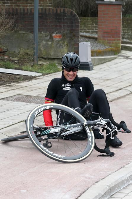 Tom Boonen's Classics campaign hit a bump in Gent-Wevelgem