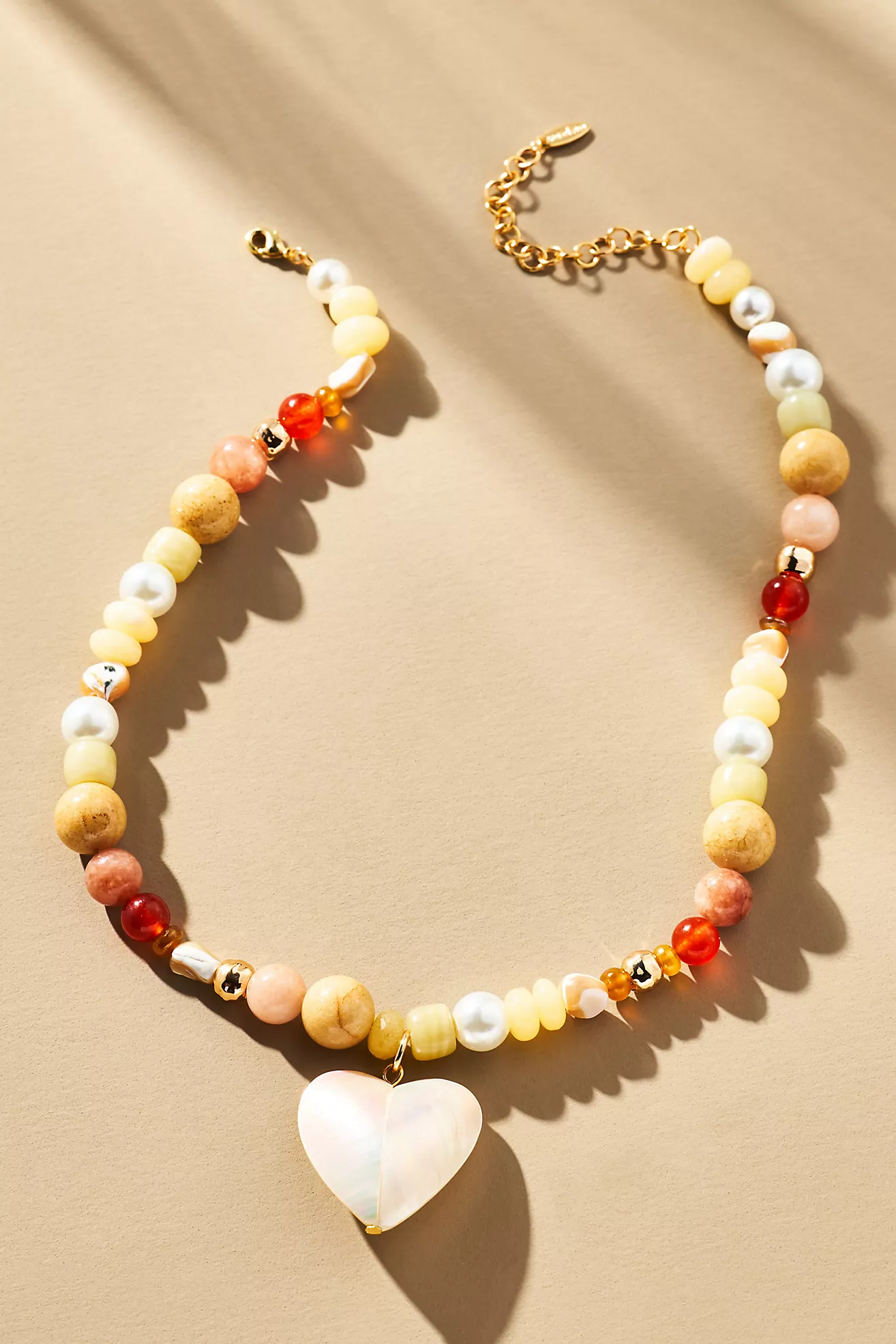 Beaded Icon Charm Necklace