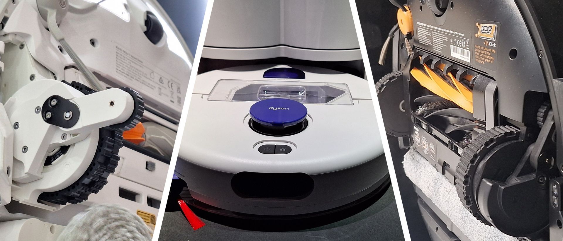 Three different robot vacuums