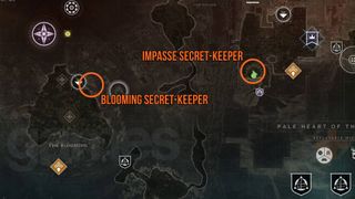 Destiny 2 Dual Destiny exotic mission secret-keeper map