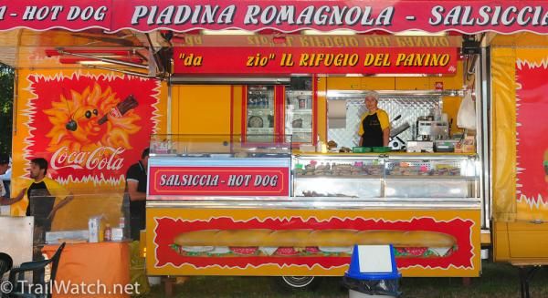 The Italian food stands are a cut above the norm