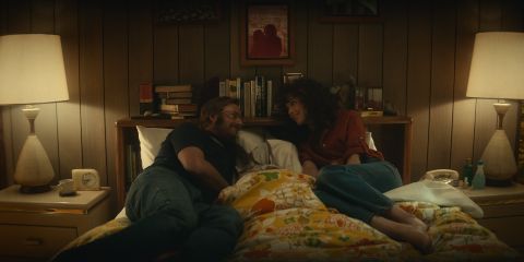 Rose Byrne and Rory Scovel in Physical Episode 4