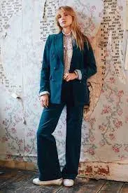 Zola Organic Corduroy Straight Leg Trouser: View at Aspiga&nbsp;