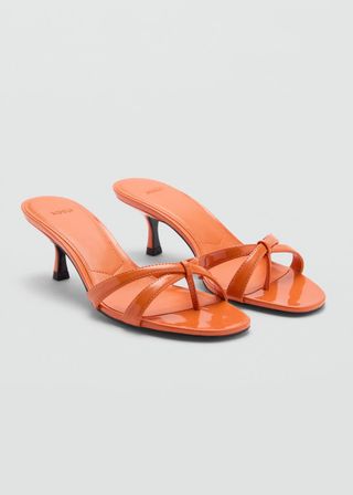 Strappy Heeled Sandals - Women